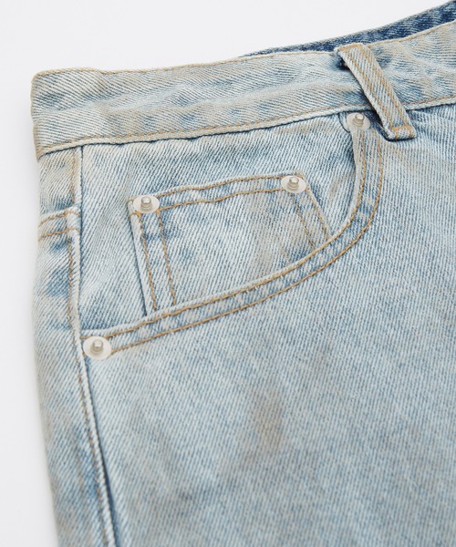 improves(インプローブス)の「グラデーション タック デニムパンツ(デニムパンツ・メンズ・ブラック/ブルー・MEDIUM/LARGE)」の9枚目の写真