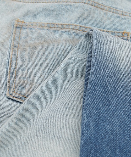 improves(インプローブス)の「グラデーション タック デニムパンツ(デニムパンツ・メンズ・ブラック/ブルー・MEDIUM/LARGE)」の12枚目の写真