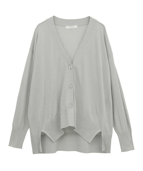 Green　Parks（グリーンパークス）の「[ZOZO限定]接触冷感Vネックカーディガン（カーディガン/ボレロ・レディース・ピンク/ネイビー/グレー/ブラック・FREE）」の12枚目の写真