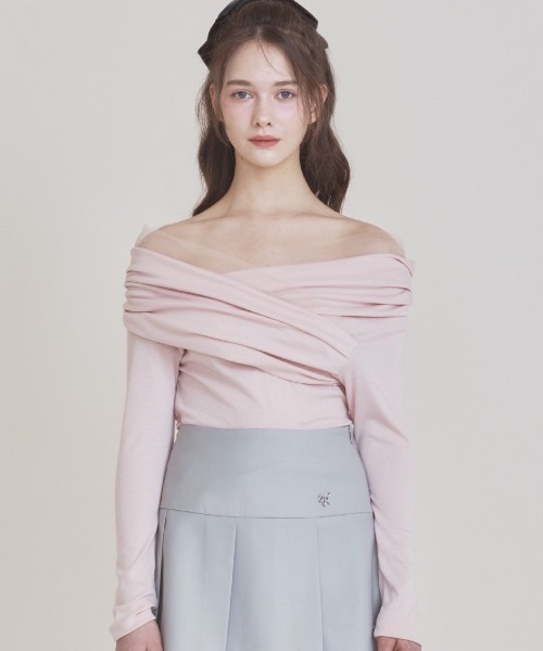 ウォニョン着用★Not your rose★APRIL TOP 5th Reorder][Jang wonyoung wears]April top (Pink) - Not your