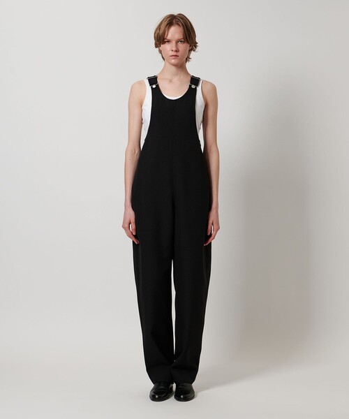 LOEFF（ロエフ）の「＜LOEFF＞ホップサック オーバーオール（サロペット/オーバーオール・レディース・ブラック・1/0）」の2枚目の写真