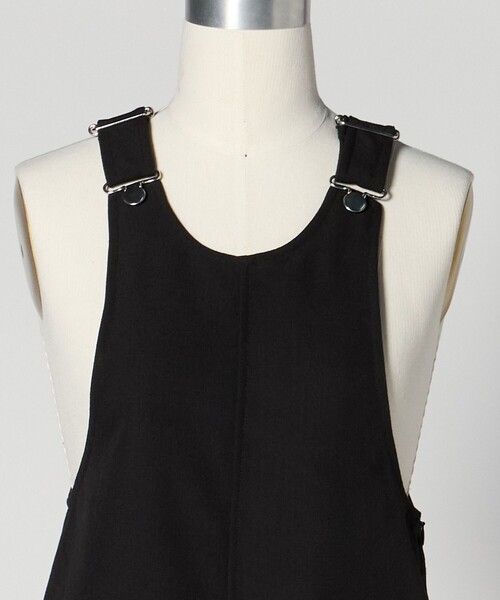 LOEFF（ロエフ）の「＜LOEFF＞ホップサック オーバーオール（サロペット/オーバーオール・レディース・ブラック・1/0）」の7枚目の写真