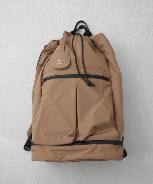 NANO universe（ナノユニバース）の「｢NJ/CLUB｣ SML別注バックパック（バックパック/リュック・メンズ・グレー/ライトブラウン/ブラック・FREE）」の3枚目の写真