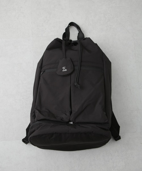 美品✨アニエスベー　リュック　バックパック　A4可　ナイロン　黒　ゴールド金具 95714520_b_02_500.jpg