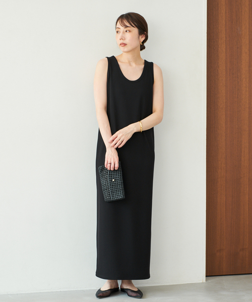 一部カラーWEB限定追加》リブタンクワンピース 4（ワンピース