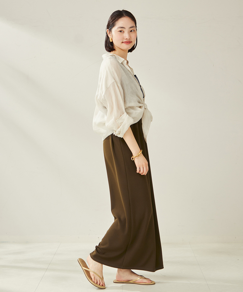 Plage 追加　リブタンクワンピース 一部カラーWEB限定追加》リブタンクワンピース 4（ワンピース）｜Plage