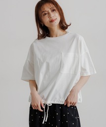 studio CLIP | 裾ドロストポケットTシャツ(Tシャツ/カットソー)