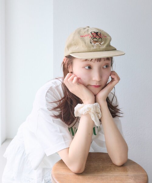 w closet（ダブルクローゼット）の「アニマルロゴキャップ（キャップ・レディース・チャコールグレー/ベージュ・FREE）」の16枚目の写真