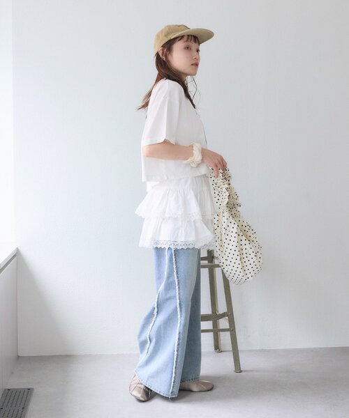 w closet（ダブルクローゼット）の「アニマルロゴキャップ（キャップ・レディース・チャコールグレー/ベージュ・FREE）」の6枚目の写真