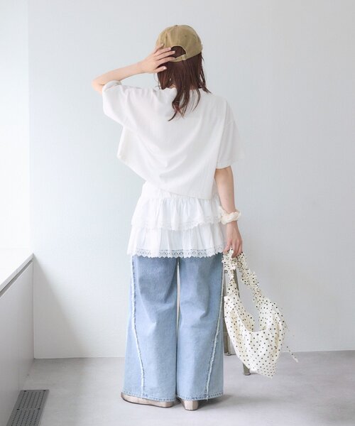 w closet（ダブルクローゼット）の「アニマルロゴキャップ（キャップ・レディース・チャコールグレー/ベージュ・FREE）」の5枚目の写真