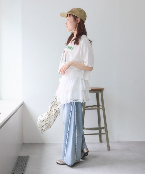 w closet（ダブルクローゼット）の「アニマルロゴキャップ（キャップ・レディース・チャコールグレー/ベージュ・FREE）」の4枚目の写真