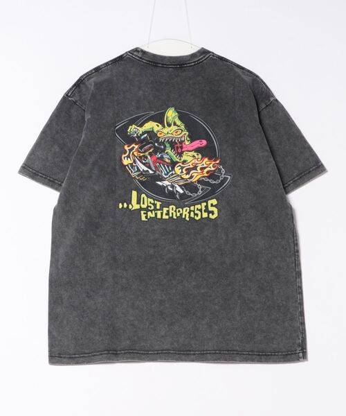 lost（ロスト）の「【限定商品】lost/ロスト 半袖Tシャツ バックプリント L25S-2114（Tシャツ/カットソー・メンズ・スミクロ/オレンジ/ホワイト・M/L/XL）」の22枚目の写真