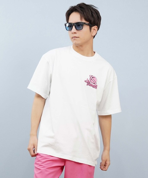 lost（ロスト）の「【限定商品】lost/ロスト 半袖Tシャツ バックプリント L25S-2114（Tシャツ/カットソー・メンズ・スミクロ/オレンジ/ホワイト・M/L/XL）」の4枚目の写真