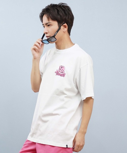 lost（ロスト）の「【限定商品】lost/ロスト 半袖Tシャツ バックプリント L25S-2114（Tシャツ/カットソー・メンズ・スミクロ/オレンジ/ホワイト・M/L/XL）」の5枚目の写真