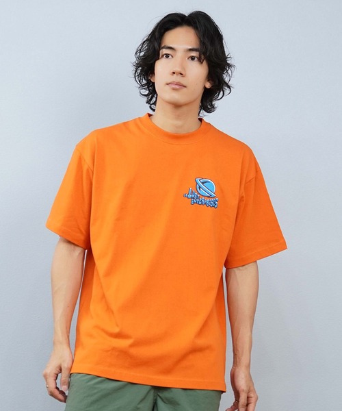 lost（ロスト）の「【限定商品】lost/ロスト 半袖Tシャツ バックプリント L25S-2114（Tシャツ/カットソー・メンズ・スミクロ/オレンジ/ホワイト・M/L/XL）」の16枚目の写真