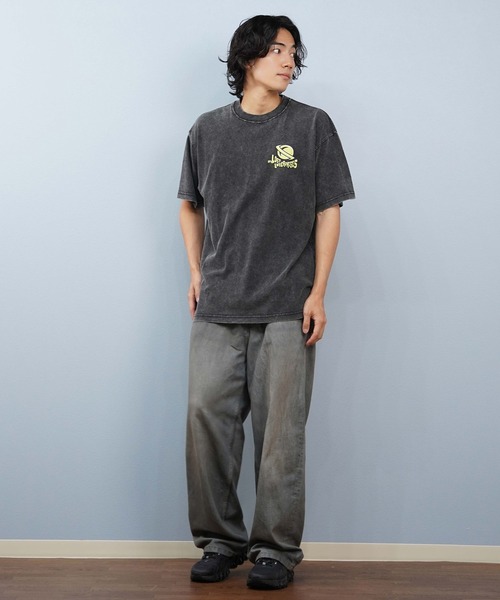 lost（ロスト）の「【限定商品】lost/ロスト 半袖Tシャツ バックプリント L25S-2114（Tシャツ/カットソー・メンズ・スミクロ/オレンジ/ホワイト・M/L/XL）」の13枚目の写真