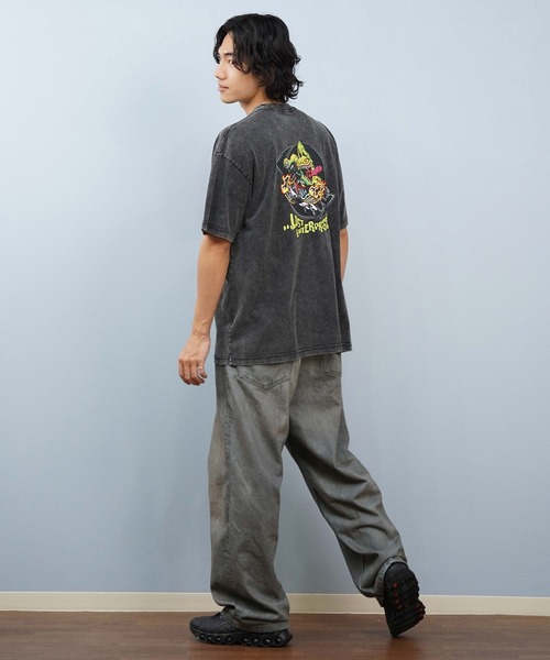 lost（ロスト）の「【限定商品】lost/ロスト 半袖Tシャツ バックプリント L25S-2114（Tシャツ/カットソー・メンズ・スミクロ/オレンジ/ホワイト・M/L/XL）」の14枚目の写真
