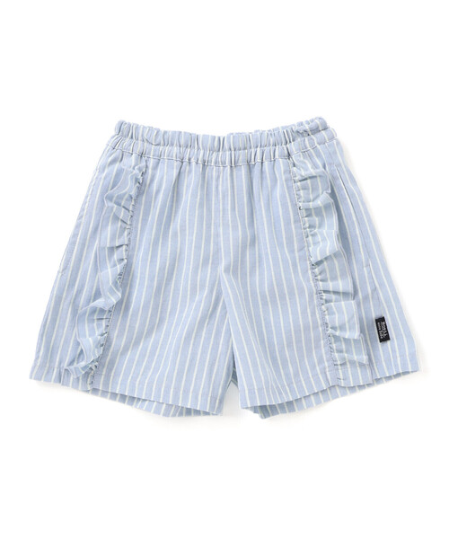 Noeil aime BeBe（ノイユエイムベベ）の「【お揃い】ストライプ柄フリル付きショートパンツ(90~130cm)（その他パンツ・キッズ・ブルー系その他・100cm/110cm/120cm/130cm）」の5枚目の写真