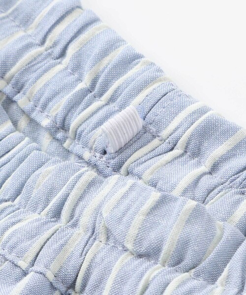 Noeil aime BeBe（ノイユエイムベベ）の「【お揃い】ストライプ柄フリル付きショートパンツ(90~130cm)（その他パンツ・キッズ・ブルー系その他・100cm/110cm/120cm/130cm）」の12枚目の写真
