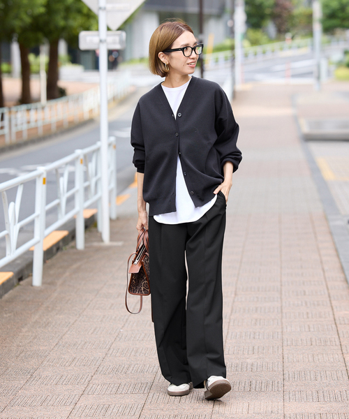 FRAMeWORK（フレームワーク）の「≪追加・洗濯機洗い可能≫ウォッシャブルイージースラックス 3（スラックス・レディース・ベージュ系その他/ブラック/アイボリー・36/38/40）」の4枚目の写真