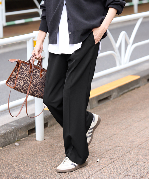 FRAMeWORK（フレームワーク）の「≪追加・洗濯機洗い可能≫ウォッシャブルイージースラックス 3（スラックス・レディース・ベージュ系その他/ブラック/アイボリー・36/38/40）」の8枚目の写真