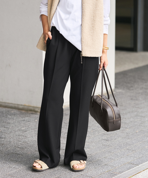 FRAMeWORK（フレームワーク）の「≪追加・洗濯機洗い可能≫ウォッシャブルイージースラックス 3（スラックス・レディース・ベージュ系その他/ブラック/アイボリー・36/38/40）」の13枚目の写真