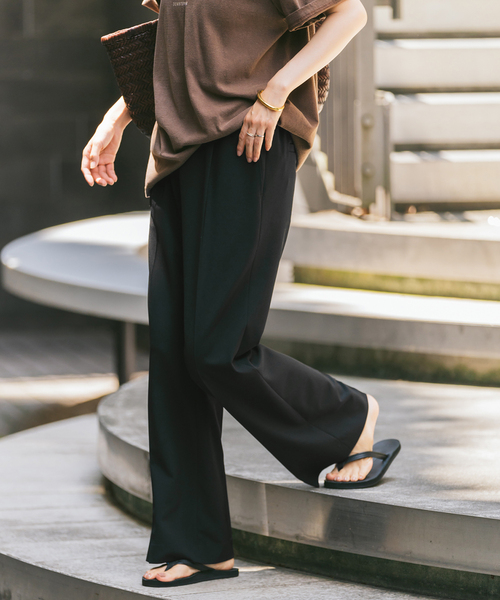 FRAMeWORK（フレームワーク）の「≪追加・洗濯機洗い可能≫ウォッシャブルイージースラックス 3（スラックス・レディース・ベージュ系その他/ブラック/アイボリー・36/38/40）」の19枚目の写真