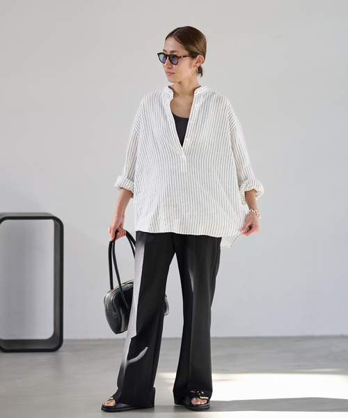 FRAMeWORK（フレームワーク）の「≪追加・洗濯機洗い可能≫ウォッシャブルイージースラックス 3（スラックス・レディース・ベージュ系その他/ブラック/アイボリー・36/38/40）」の20枚目の写真