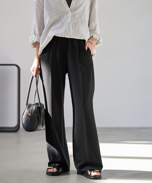 FRAMeWORK（フレームワーク）の「≪追加・洗濯機洗い可能≫ウォッシャブルイージースラックス 3（スラックス・レディース・ベージュ系その他/ブラック/アイボリー・36/38/40）」の22枚目の写真