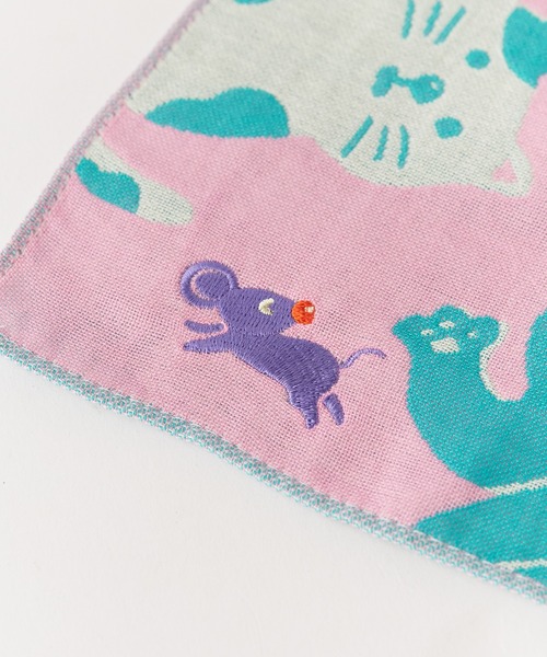 ニューレトロ（ニューレトロ）の「New Retro/ニューレトロ ガーゼハンカチ 2026年春夏（ハンカチ/ハンドタオル・メンズ・グリーン/ピンク/レッド/ネイビー/イエロー/ライトブルー・FREE）」の21枚目の写真