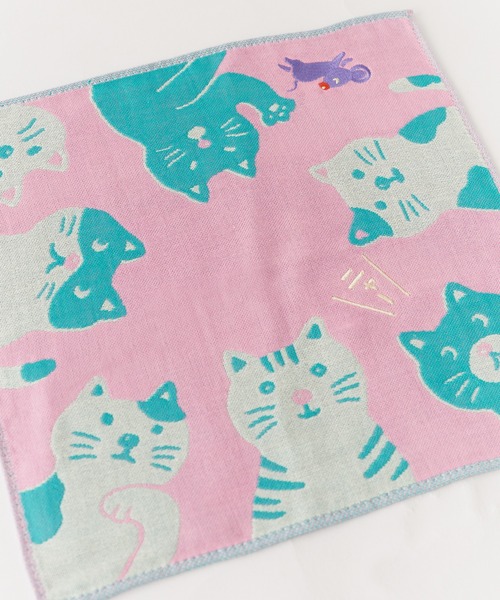 ニューレトロ（ニューレトロ）の「New Retro/ニューレトロ ガーゼハンカチ 2026年春夏（ハンカチ/ハンドタオル・メンズ・グリーン/ピンク/レッド/ネイビー/イエロー/ライトブルー・FREE）」の20枚目の写真