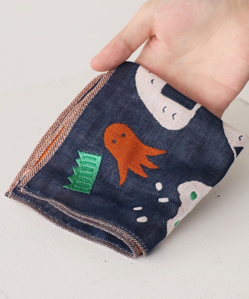 ニューレトロ（ニューレトロ）の「New Retro/ニューレトロ ガーゼハンカチ 2026年春夏（ハンカチ/ハンドタオル・メンズ・グリーン/ピンク/レッド/ネイビー/イエロー/ライトブルー・FREE）」の13枚目の写真