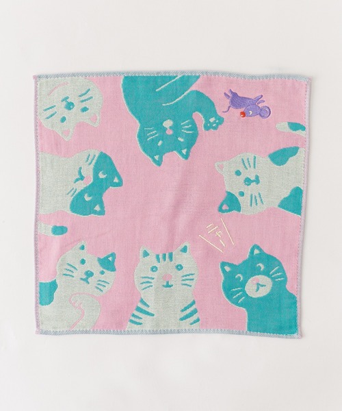 ニューレトロ（ニューレトロ）の「New Retro/ニューレトロ ガーゼハンカチ 2026年春夏（ハンカチ/ハンドタオル・メンズ・グリーン/ピンク/レッド/ネイビー/イエロー/ライトブルー・FREE）」の19枚目の写真