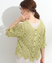 DRESKIP | 【2WAY】クロシェレースカーディガン(カーディガン/ボレロ)