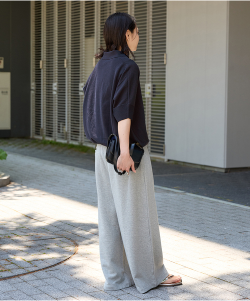 JOURNAL STANDARD(ジャーナルスタンダード)の「《追加》アイスコットンオーバーサイズポロシャツ(ニット/セーター・レディース・ホワイト×ホワイト/グリーン/ネイビー・FREE)」の18枚目の写真