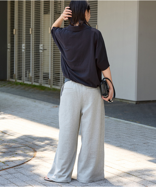 JOURNAL STANDARD(ジャーナルスタンダード)の「《追加》アイスコットンオーバーサイズポロシャツ(ニット/セーター・レディース・ホワイト×ホワイト/グリーン/ネイビー・FREE)」の19枚目の写真