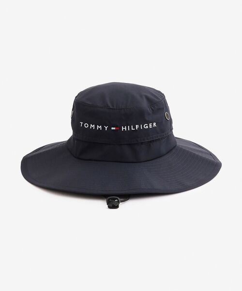 TOMMY HILFIGER（トミーヒルフィガー）の「TOMMY HILFIGER GOLF トミーロゴアドベンチャーハット（キャップ・メンズ・ブラック/ホワイト/ネイビー・FREE）」の6枚目の写真