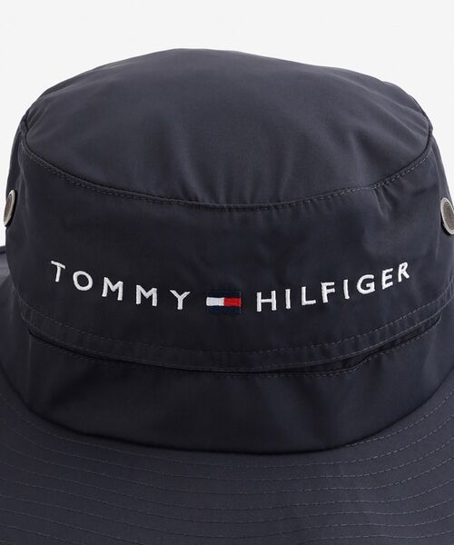 TOMMY HILFIGER（トミーヒルフィガー）の「TOMMY HILFIGER GOLF トミーロゴアドベンチャーハット（キャップ・メンズ・ブラック/ホワイト/ネイビー・FREE）」の9枚目の写真