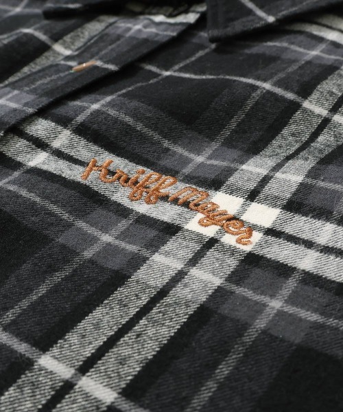 KRIFF MAYER Lady's Collection（クリフメイヤーレディースコレクション）の「【綿100％】ビエラシャツワンピース（シャツワンピース・レディース・カラフル/チャコール/その他5/ナチュラル/レッド/オリーブ・MEDIUM/LARGE）」の21枚目の写真