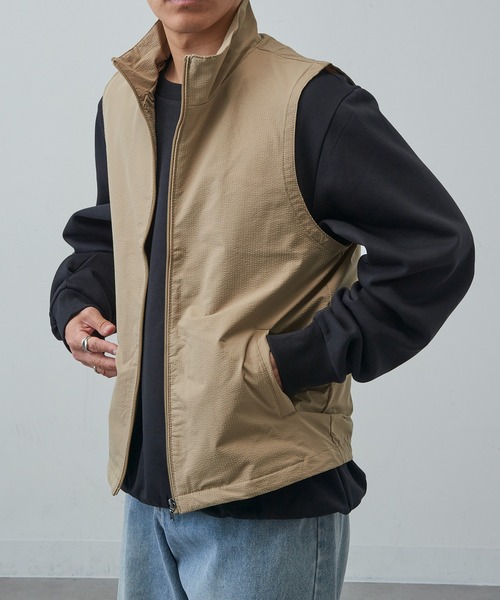 MAGASIN DE MODE Brew(マガジンデモードブリュー)の「【MAGASIN DE MODE Brew】テックベスト MSF-1901(ベスト・メンズ・ブラック/ベージュ/カーキ/ブルー・L/M/LL)」の1枚目の写真