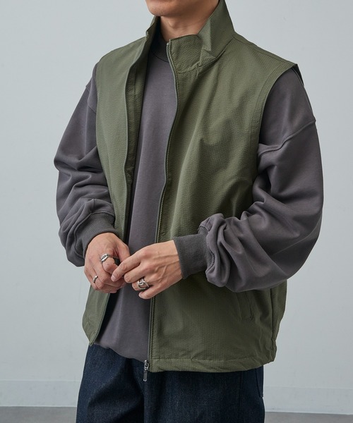 MAGASIN DE MODE Brew(マガジンデモードブリュー)の「【MAGASIN DE MODE Brew】テックベスト MSF-1901(ベスト・メンズ・ブラック/ベージュ/カーキ/ブルー・L/M/LL)」の3枚目の写真