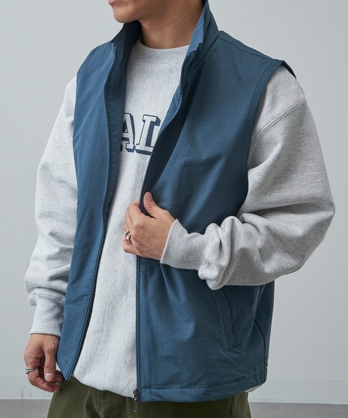 MAGASIN DE MODE Brew(マガジンデモードブリュー)の「【MAGASIN DE MODE Brew】テックベスト MSF-1901(ベスト・メンズ・ブラック/ベージュ/カーキ/ブルー・L/M/LL)」の10枚目の写真