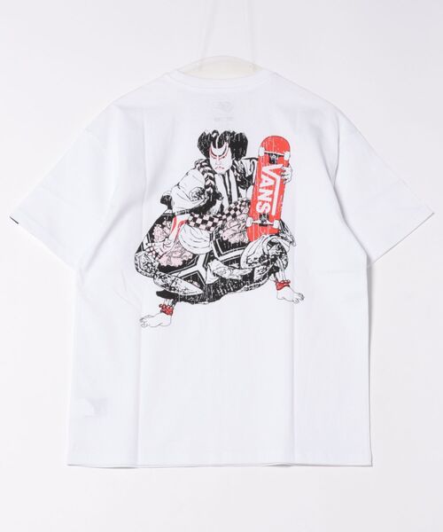 国内配送 VANS KABUKI SS TEE WHITE VANS ヴァンズ KABUKI SS TEE ショートスリーブ VN000ZV0WHT ABC