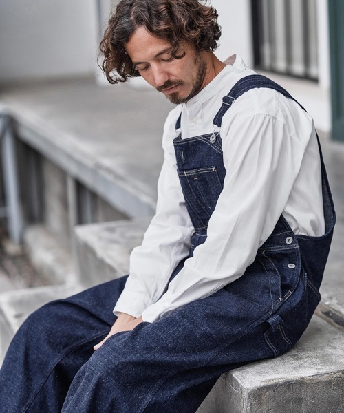 mp13880-【Johnbull別注】Classis Overall デニムオーバーオール