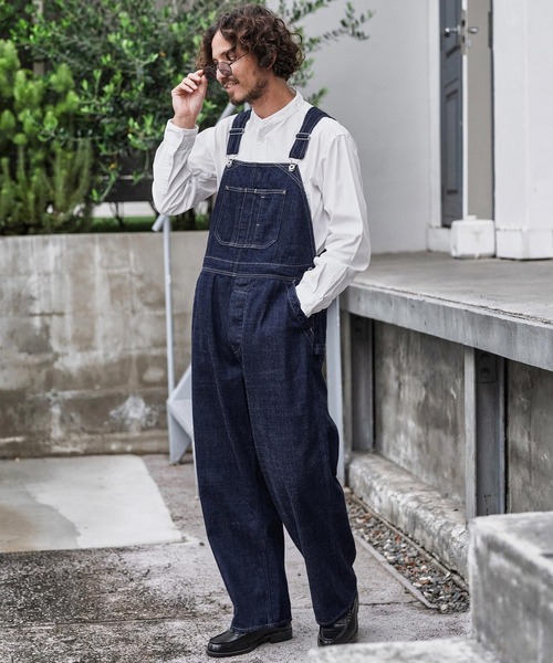 エゾインディゴデニムオーバーオール Levi's｜オーバーオール ダークインディゴ | Rakuten Fashion