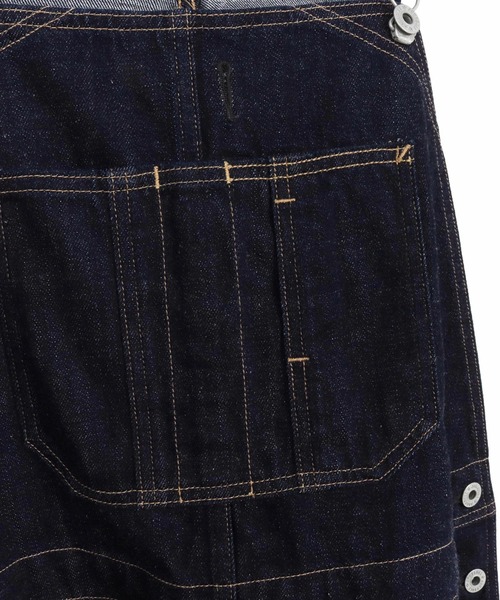 Johnbull(ジョンブル)の「mp13880-【Johnbull別注】Classis Overall デニムオーバーオール(サロペット/オーバーオール・メンズ・ワンウォッシュ・S/M/L)」の16枚目の写真