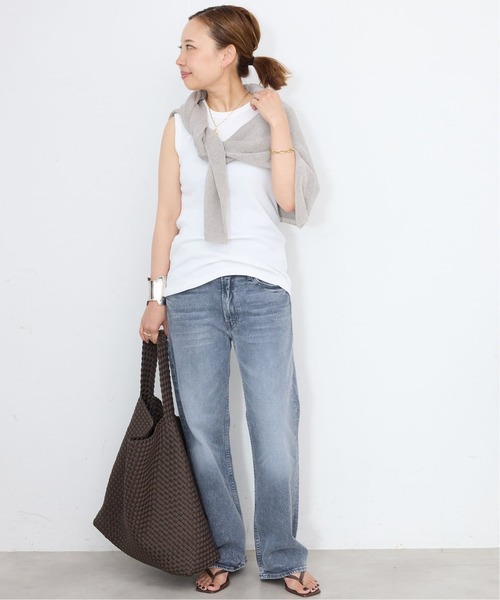 Deuxieme Classe(ドゥーズィエムクラス)の「*追加 dignity sleeveless(Tシャツ/カットソー・レディース・ライトホワイト/ブラック/ホワイト/チョコ/カーキ・FREE)」の16枚目の写真