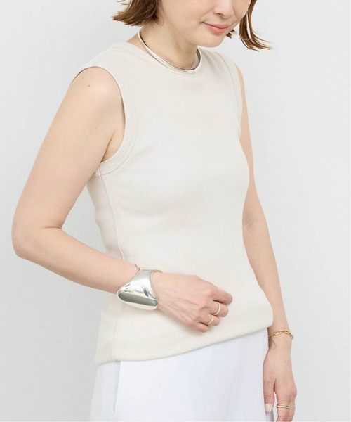 Deuxieme Classe(ドゥーズィエムクラス)の「*追加 dignity sleeveless(Tシャツ/カットソー・レディース・ライトホワイト/ブラック/ホワイト/チョコ/カーキ・FREE)」の22枚目の写真