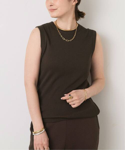 *追加 dignity sleeveless ホワイトC 追加 dignity sleeveless（Tシャツ/カットソー）｜Deuxieme Classe