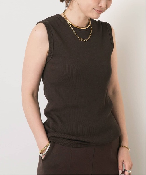 Deuxieme Classe(ドゥーズィエムクラス)の「*追加 dignity sleeveless(Tシャツ/カットソー・レディース・ホワイト/ブラック/ライトホワイト/カーキ/チョコ・FREE)」の9枚目の写真